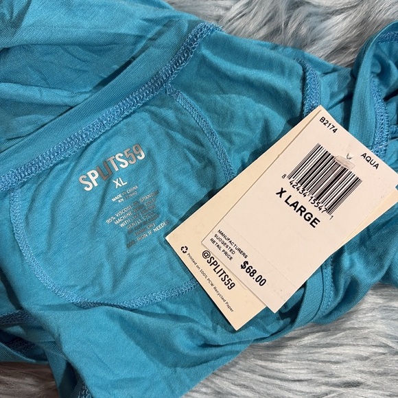 NWT SPLITS59 Frida Jersey Tank - Teal - Picture 4 of 7